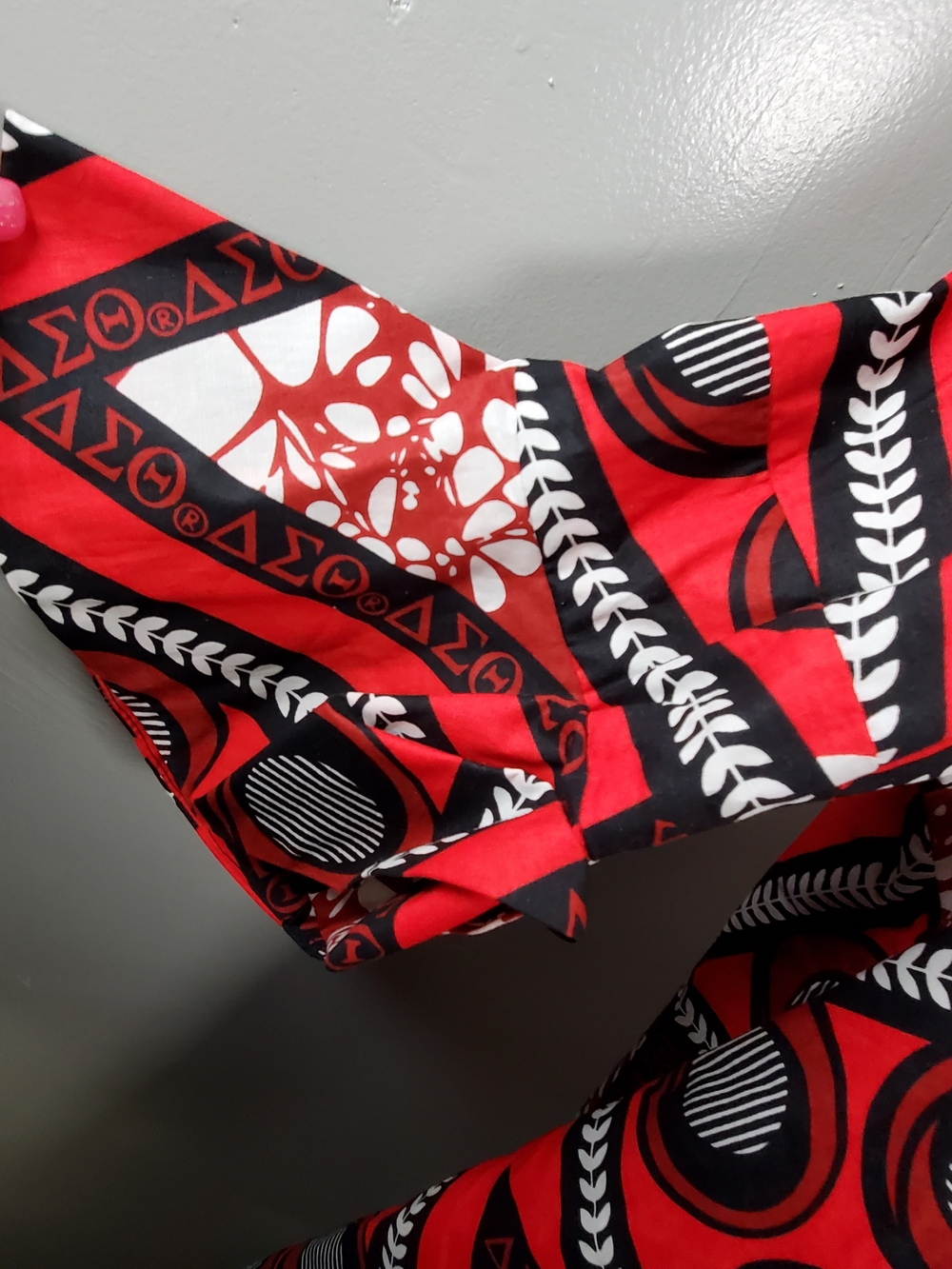 Delta Red Black White Patterned Blazer Jacket - Picture 4 of 6
